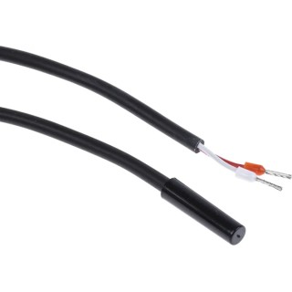 RS PRO NTC Temperature Sensor 6 mm Probe Diameter, 48 mm Probe Length, Accuracy ±0.5°C, 60°C Min, 150°C Max 124-1079