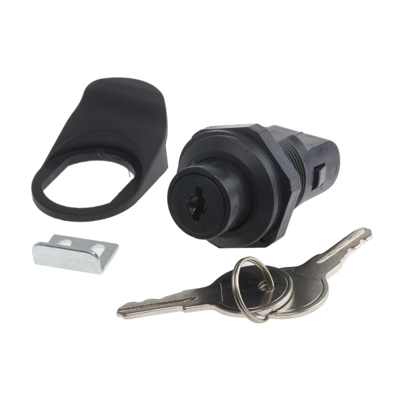 RS PRO Black Polycarbonate Key Unlock Camlock 124-1902