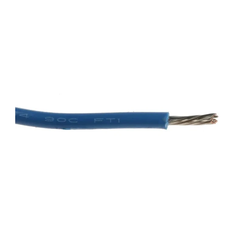 Alpha Wire Hookup Wire PVC Series Blue Hook Up Wire, 20 AWG, 10 x 0.25 mm Core Strands, 305 m Length, 300V, Flame 3053 BL001