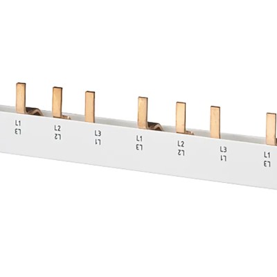 Siemens Copper SENTRON 3 Phase Busbar 400 V AC 80A Current Rating 18 mm Pitch 5ST3708