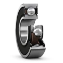 SKF Single Row Deep Groove Ball Bearing Sealed 15 mm ID, 32 mm OD, 9 mm Width, C3 Clearance 6002-2RSLTN9/C3VT162