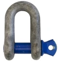 RS PRO D-Shackle Alloy Steel, Galvanised, Screw Pin, 2 t Safe Working Load 124-4828