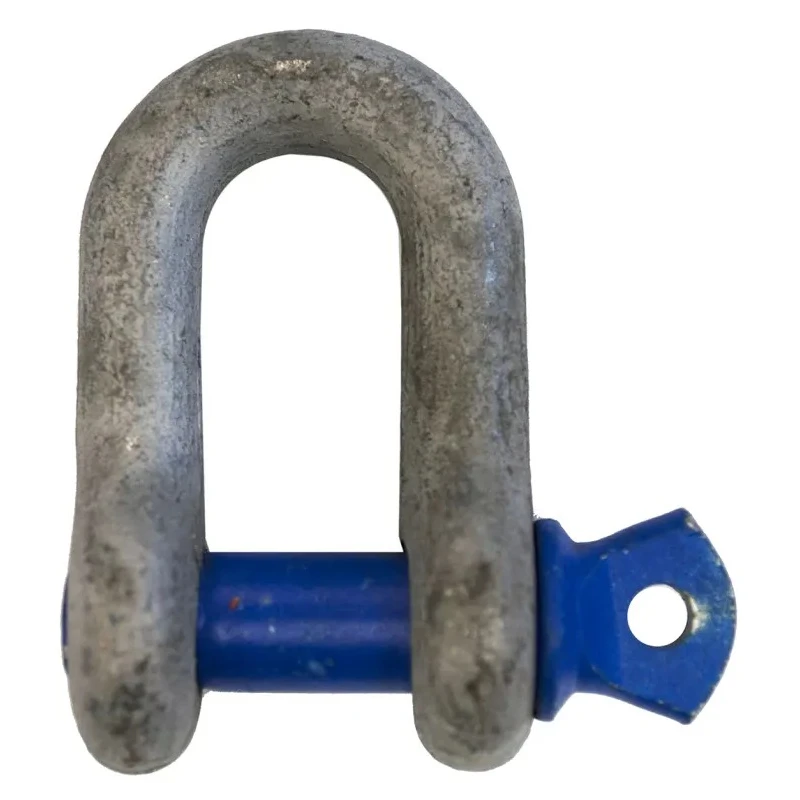 RS PRO D-Shackle Alloy Steel, Galvanised, Screw Pin, 2 t Safe Working Load 124-4828