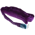 RS PRO 3 m Purple Round Lifting Sling, Polyester, 1 t Straight Pull Load, Endless End Type 124-4857