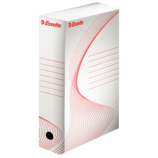 Esselte White A4 Archive Box 352 mm Height x 100 mm Width x 250 mm Depth W100mm
