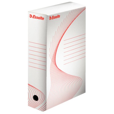 Esselte White A4 Archive Box 352 mm Height x 100 mm Width x 250 mm Depth W100mm