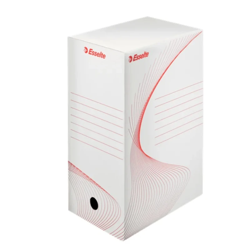 Esselte White A4 Archive Box 352 mm Height x 100 mm Width x 250 mm Depth W100mm