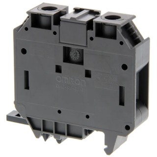 Omron XW5T Series DIN Rail Terminal Block Grey 35mm² 1-Level Screw Termination XW5TS35111