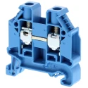 Omron XW5T Series DIN Rail Terminal Block Blue, 10mm² Cable CSA, 1-Level, Screw Termination XW5T-S10-1.1-1BL