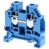 Omron XW5T Series DIN Rail Terminal Block Blue, 10mm² Cable CSA, 1-Level, Screw Termination XW5T-S10-1.1-1BL