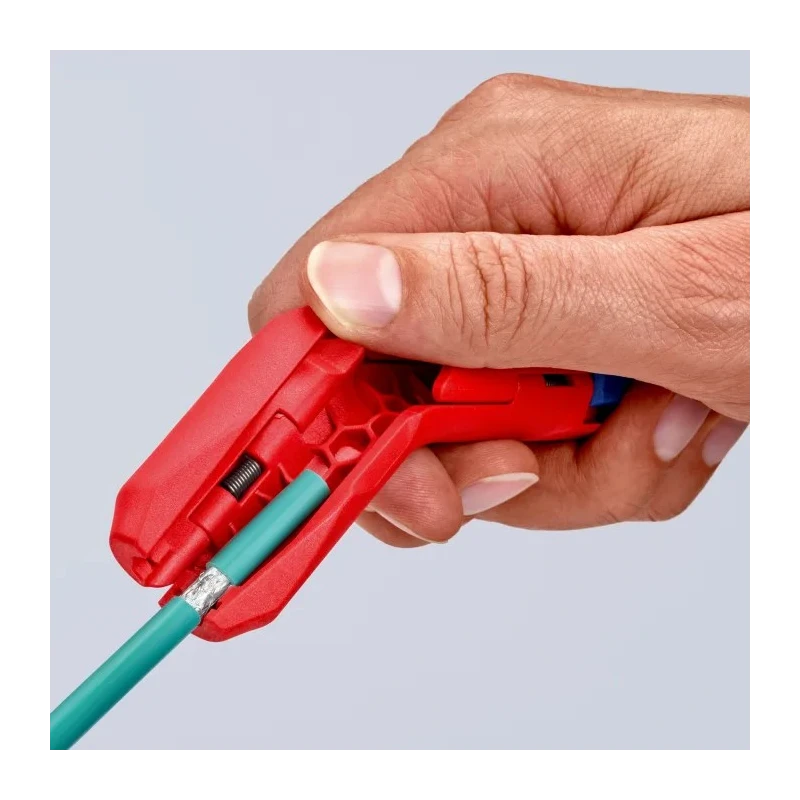 Knipex Ergostrip Universal Stripping Tool, Pistol Grip, Fibreglass Reinforced Plastic 135mm 16 95 01 SB