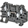 Omron XW5T Series DIN Rail Terminal Block Grey 4mm² 1-Level Screw XW5TS40221