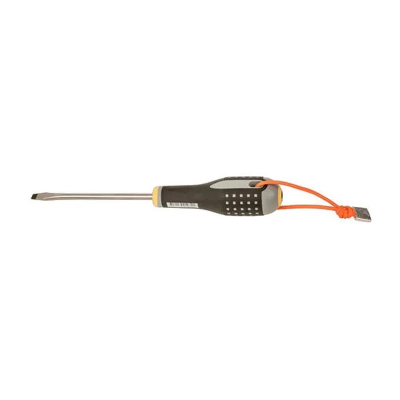 Bahco Standard Insulated Slotted Screwdriver, 200 mm Blade, 361 mm Overall Length TAHBE-8258