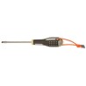 Bahco Standard Insulated Slotted Screwdriver, 200 mm Blade, 361 mm Overall Length TAHBE-8258
