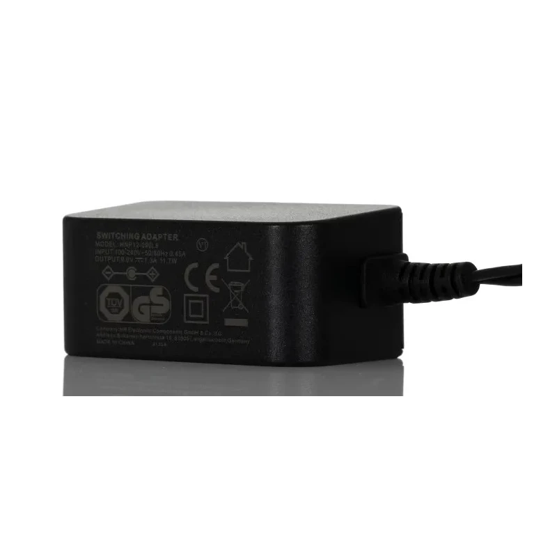 RS PRO 2.1 x 5.5 x 10 mm Centre Positive AC/DC Adapter Type C 12 W 9V DC Output, 1.33 A 124-2189
