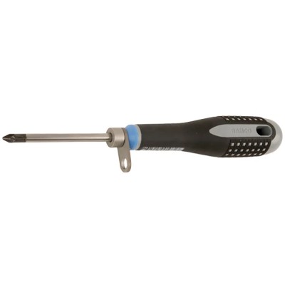 Bahco Pozidriv Screwdriver PZ2 Tip 100 mm Blade Chrome Blade Material Ergonomic Handle TAHBE-8820