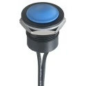APEM IA Series Push Button Switch Momentary Panel 16.2 mm Cutout SPST IP65 IP67 24 V dc IAR3F1100