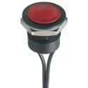 APEM IA Series Push Button Switch Momentary Panel 16.2 mm Cutout SPST IP65 IP67 24 V dc IAR3F1600