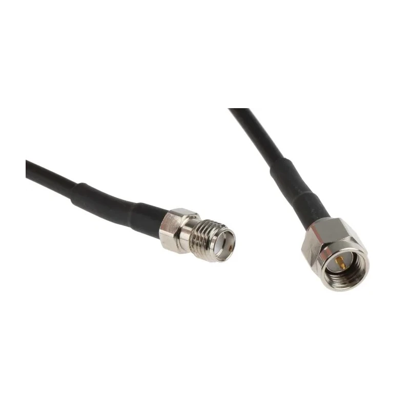 Siretta ASMA Series 5 m RF LLC100A Coaxial Cable 50 Ω Black, Terminated LLC100A