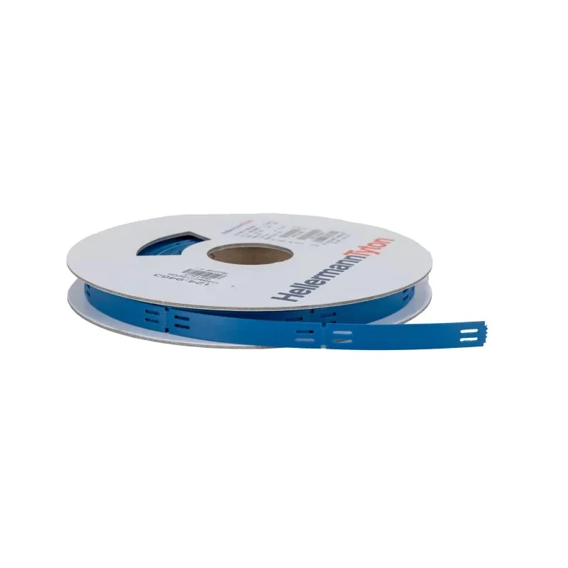 HellermannTyton Blue White Print Cable Labels, 65 mm Width, 190 Per Pack, Polyolefin 556-26500 TTAGMC11BEX65S-PO/MET-BU