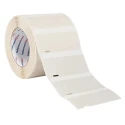 HellermannTyton White, Transparent Vinyl Self-Laminating Cable Labels 25.4 mm Width 596-51209 TAG25TD3-1209-WHCL-1209-CL/WH