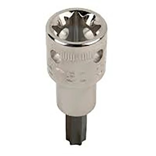 Bahco Screwdriver Bit, 12.7 mm Drive Size, T45 Size, Square Drive Type, 60 mm Overall Length TAH16-T45