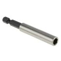 RS PRO 1/4 in Hexagon Hex Drive Hex Bit Holder 50mm Overall 125-0425