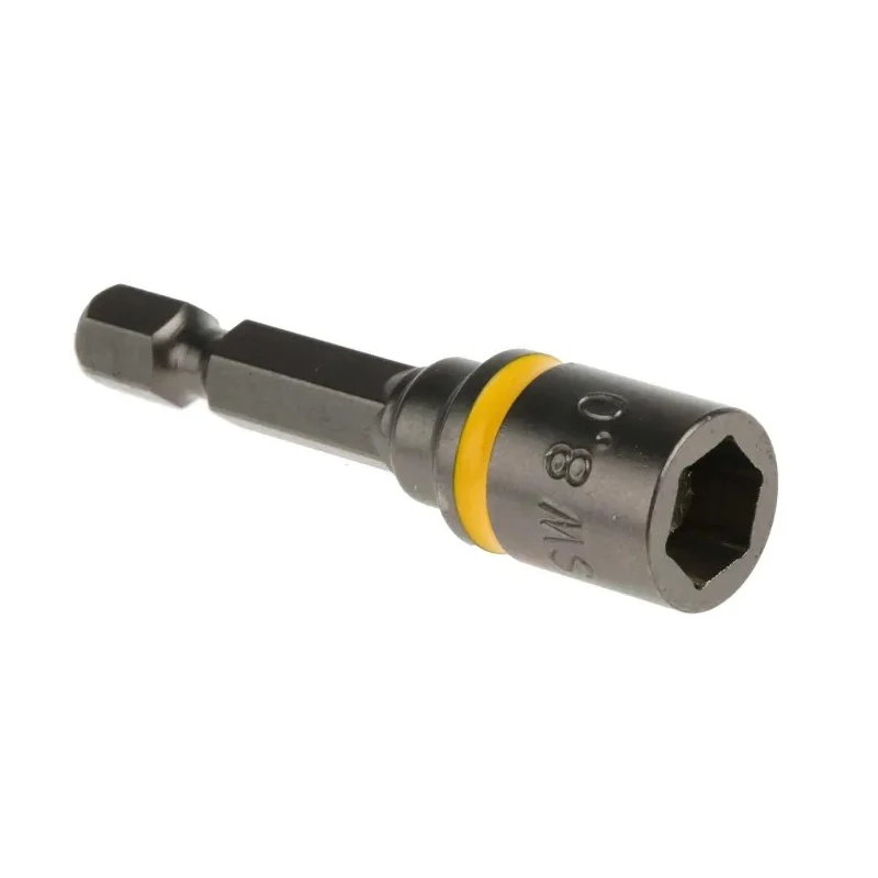 RS Pro Hex Socket Screwdriver Bit 6.35 mm Drive Size 8 mm Tip Magnetic Hex 50 mm Overall Length 125-0416
