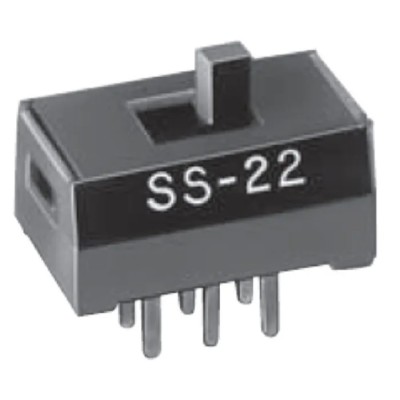 NKK Switches PCB Slide Switch DPDT Latching 100mA Phosphor Bronze SS22SDP4