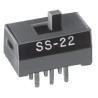 NKK Switches PCB Slide Switch DPDT Latching 100mA Phosphor Bronze SS22SDP4