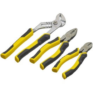 Stanley 3-Piece Combination Plier Set with Cutters and Water Pump Pliers STHT0-74471