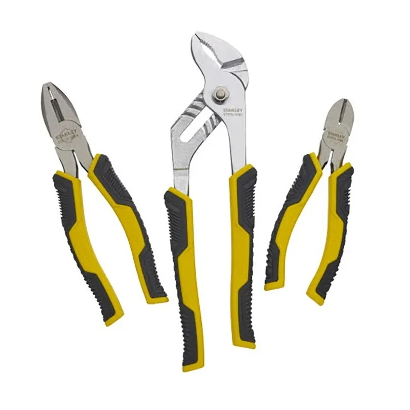 Stanley 3-Piece Combination Plier Set with Cutters and Water Pump Pliers STHT0-74471