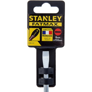 Stanley Standard Slotted Screwdriver with 150 mm Steel Blade Ergonomic Grip 0-65-137