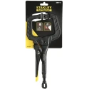 Stanley 2-Piece Lock-Grip Plier C-Clamp Steel Rust Resistant Black 304.8mm Overall FMHT0-74892