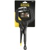 Stanley 2-Piece Lock-Grip Plier C-Clamp Steel Rust Resistant Black 304.8mm Overall FMHT0-74892