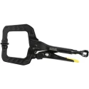 Stanley 2-Piece Lock-Grip Plier C-Clamp Steel Rust Resistant Black 304.8mm Overall FMHT0-74892