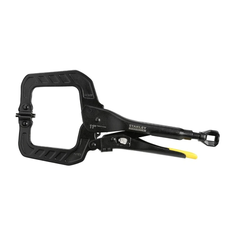 Stanley 2-Piece Lock-Grip Plier C-Clamp Steel Rust Resistant Black 304.8mm Overall FMHT0-74892