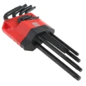 RS PRO 14-Piece Torx Key Set, Long Arm, Chrome Vanadium Molybdenum Steel, Matte Chrome Finish 125-3052