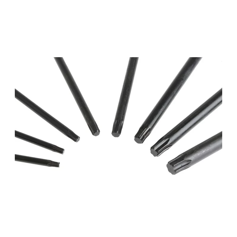 RS PRO 14-Piece Torx Key Set, Long Arm, Chrome Vanadium Molybdenum Steel, Matte Chrome Finish 125-3052