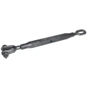 RS PRO Galvanised Hook, Jaw Rigging Screw, 12 mm Thread, Working Load Limit 0.7t, Open Length 478mm, Closed Length 124-4846