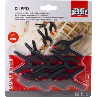 Bessey 20 mm x 20 mm Spring Clamp, Fibreglass-Reinforced Nylon XC1-SET