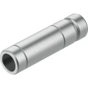 Festo Nickel Plated Brass Blanking Plug Push-In Sleeve Connection 6 mm 20 Bar Max Pressure 150°C NPQH-P-S6-P10