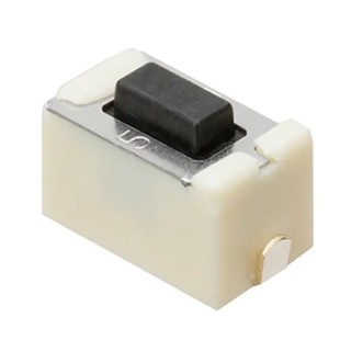 KNITTER-SWITCH IP67 Black Tactile Switch Push Plate, 3 mm Actuator Length, SPST 20mA 15 V dc, Surface Mount EVQ5PN05K