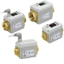 SMC LFE Series Digital Flow Controller, 200L/min Maximum Flow Rate, Analogue Output, 24V DC, Model LFE3D8F