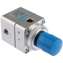 Festo Pneumatic Regulator G 1/8 Threaded, 1 to 8 Bar Operating Pressure, -10 to 60°C LRP-1/8-6