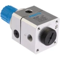 Festo Pneumatic Regulator G 1/8 Threaded, 1 to 8 Bar Operating Pressure, -10 to 60°C LRP-1/8-6