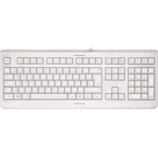 Cherry Wired USB Standard Keyboard QWERTZ, Grey, 105 Keys, Industrial Grade JK-0800DE-0