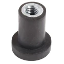 RS PRO Cylindrical M6 Anti-Vibration Mount with 14 kg Compression Load, 12.7 mm OD, 18 mm Height 126-3567