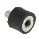RS PRO M4 Anti-Vibration Mount Male to Female Bobbin with 4.75 kg Compression, 10 mm OD, 8 mm H 126-4283