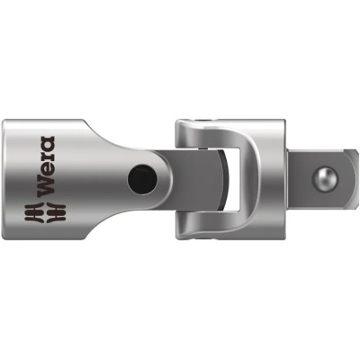 Wera Zyklop 1/2 in Square Joint Socket, 69mm Overall 05003640001